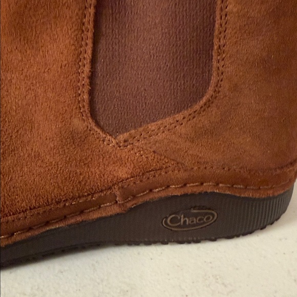 Chaco Women's Suede Ankle Booties - Chestnut - Picture 3 of 8